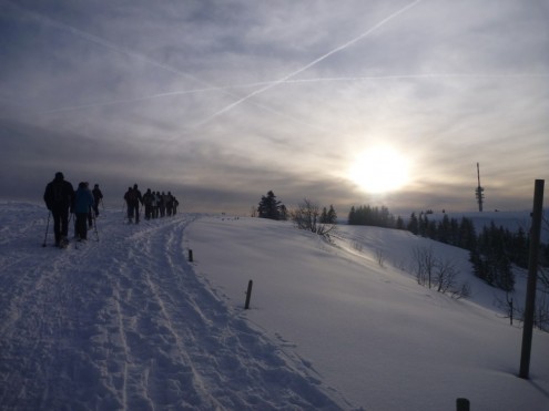 Sonnenuntergang am Feldberg